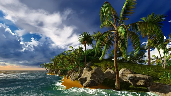 Paradijs op Hawaï-eiland — 스톡 사진