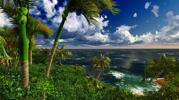 在夏威夷岛上天堂 — 图库照片