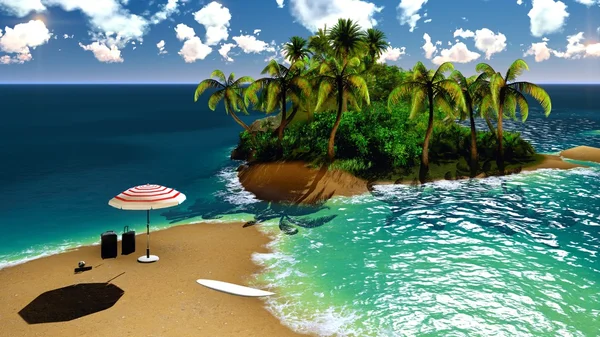 Paradise on Hawaii Island — Stock Photo, Image