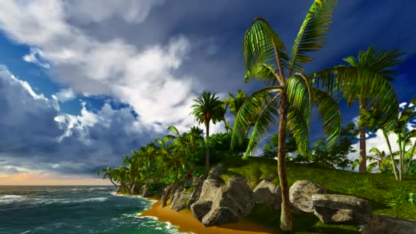 在夏威夷岛上天堂 — 图库视频影像