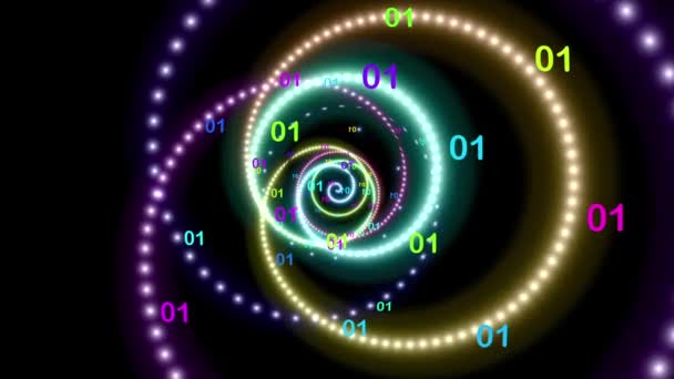 données binaires dans un nuage 