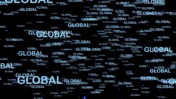 Cool global sucesso conceito movimento gráficos — Vídeo de Stock