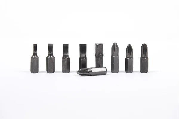 Screwdriver bits tool set — Stock Photo, Image