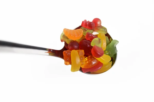 Candys in ladle — Stock Photo, Image