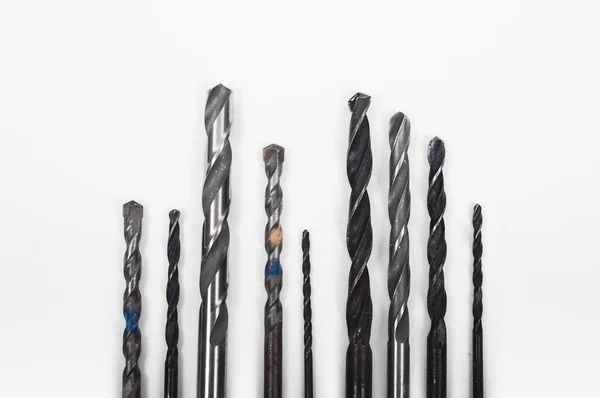 Drill bit set — Stock Photo, Image