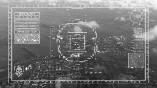 Drone surveillance — Stock Video