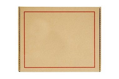 geri dönüşümlü kağıt ambalaj kutu kırmızı astarlı çerçeve