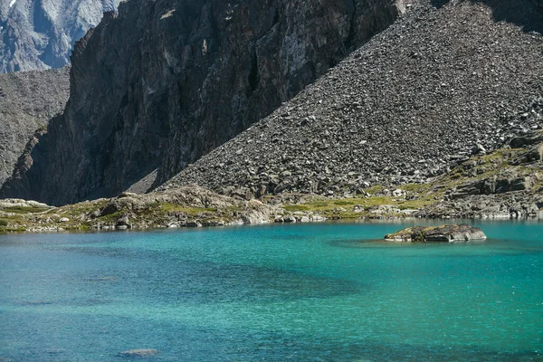 Prachtig Landschap Met Turkoois Bergmeer Azure Gletsjermeer Zonlicht Kleurrijk Zonnig — Stockfoto