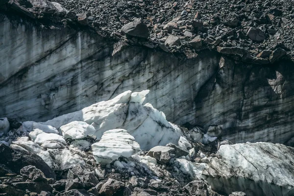 Природний Фон Льодовиками Біля Стіни Льодовика Тріщинами Подряпинами Природний Фон — стокове фото