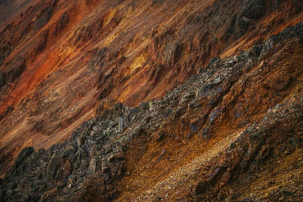 Fundo Natureza Cênica Montanha Multicolor Fundo Natureza Colorido Rochas Variegadas — Fotografia de Stock