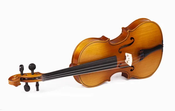 Κλασικό βιολί - απομονωθεί (λευκό φόντο) — Φωτογραφία Αρχείου
