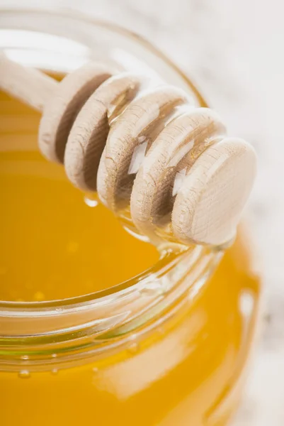 Honey bank on a white background — Stock Photo, Image