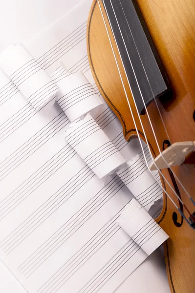 Krásný dřevěný violoncello — Stock fotografie