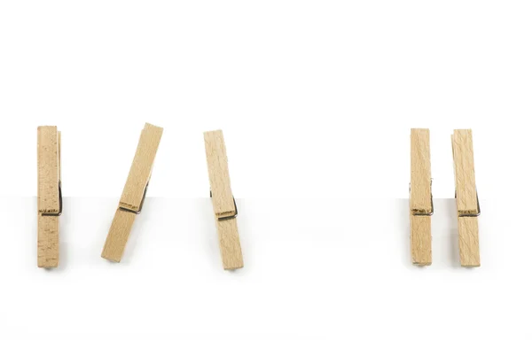 Wooden Clotespin — стоковое фото