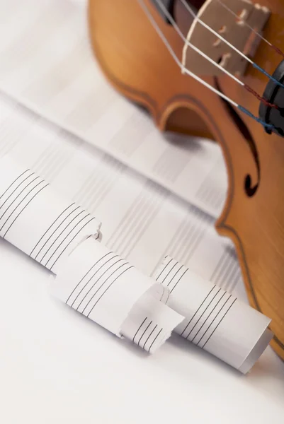 Prachtige houten cello — Stockfoto