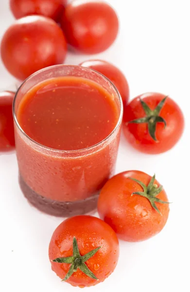Sok z pomidorów — Zdjęcie stockowe