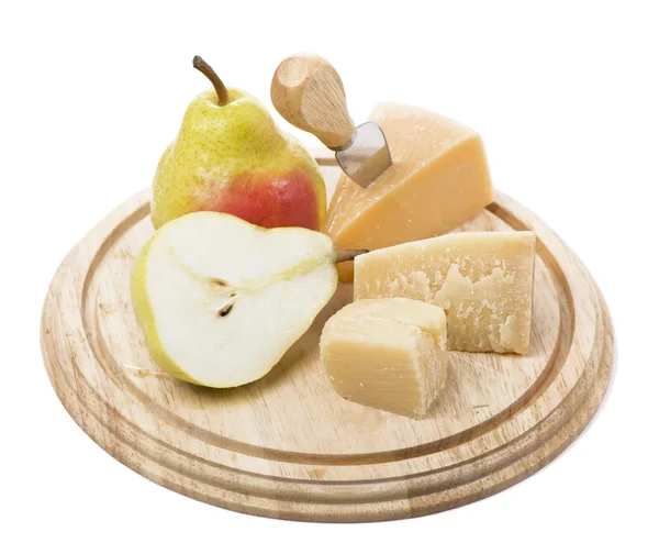 Cheese and fruit — Stock Photo, Image
