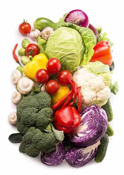 Sammlung von frischem Gemüse — Stockfoto