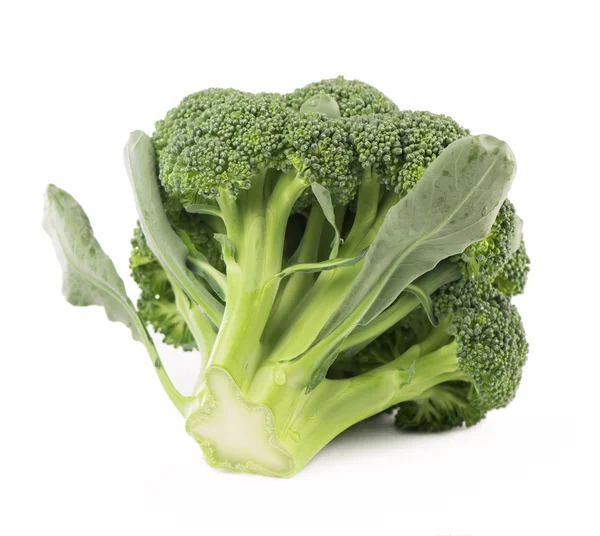 Pezzi di broccoli freschi, crudi e verdi — Foto Stock