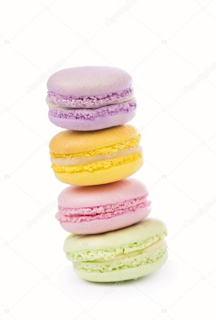 Pastel color macaroons