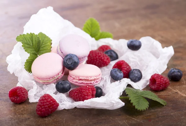 Fransızca macaroons .dessert — Stok fotoğraf