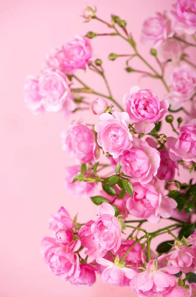 Όμορφα Τριαντάφυλλα Μπουκέτο Λουλούδια Φόντο — Φωτογραφία Αρχείου