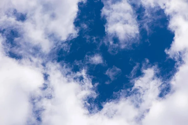 Den Stora Blå Himmel Och Moln Himmel — Stockfoto