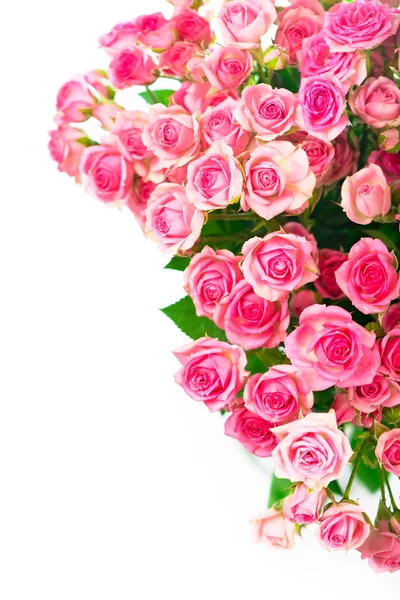 Gyönyörű Rózsa Csokor Virágot Háttér — Stock Fotó