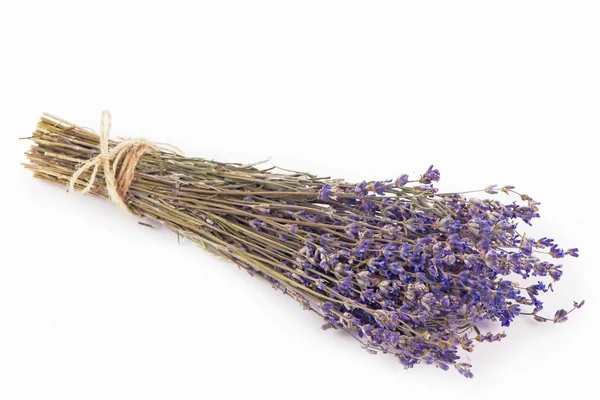 Bunch Dried Lavender Isolated White Background — Stock Photo, Image
