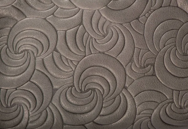Leather Floral Pattern Background Close — Stock Photo, Image