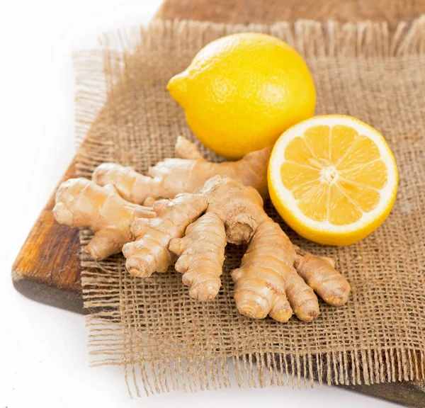 Ginger Mint Lemon Table — Stockfoto