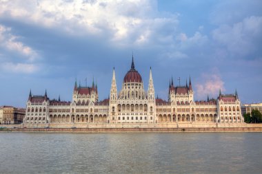 Budapeşte 'deki parlamento binası, hungary.