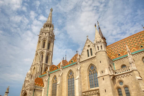 Budapeşte, Macaristan tarihi matyas Kilisesi. — Stok fotoğraf