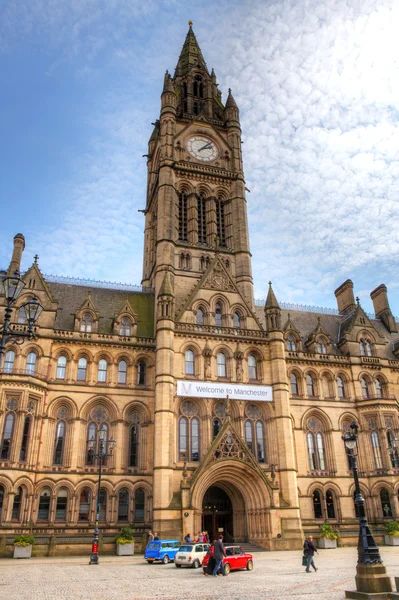 Stadhuis van Manchester — Stockfoto