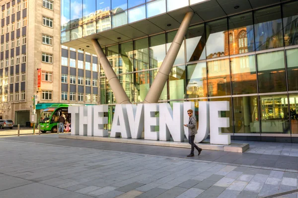 The Avenue Quarter in Manchester. — Stock Photo, Image