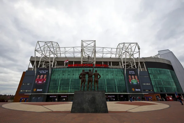 Manchester United im alten Verkehrschaos. — Stockfoto