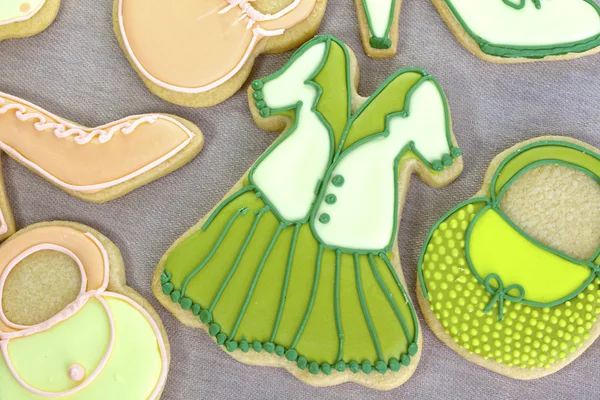 Iced fashion cookies. — Stock Photo, Image