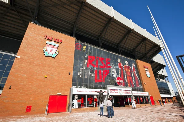 Stadion fotbalového klubu Liverpool — Stock fotografie