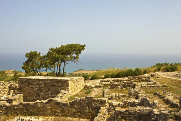 Antiguos Kamiros en la isla de Rodas, Grecia . — Foto de Stock