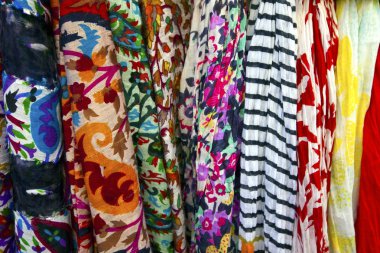 multicolour kumaşlar görüntüleme.