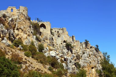 Kıbrıs St. hilarion Kalesi.