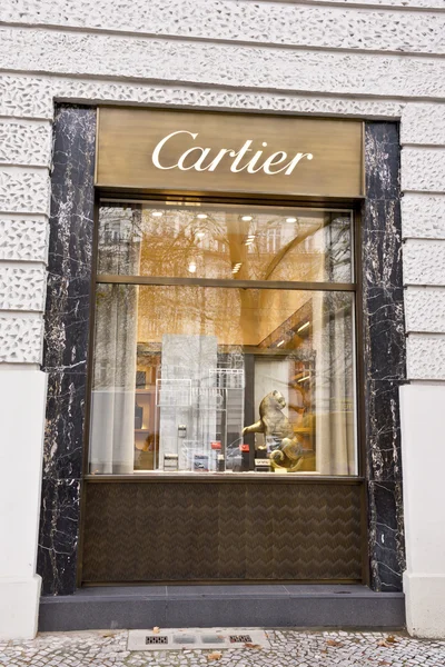 Cartier skyltfönster i berlin. — Stockfoto