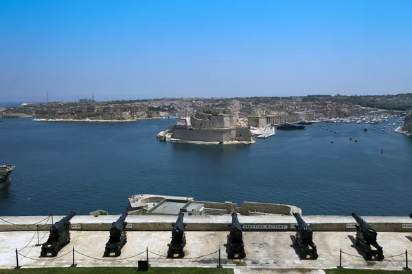 Grand Harbour a La Valletta, Malta . — Foto Stock