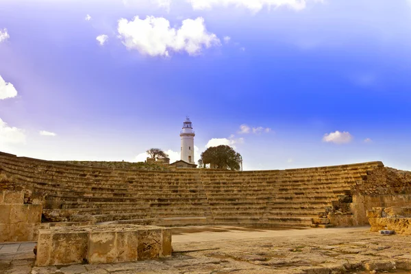 arkeolojik helenistic ve kato Pafos, Kıbrıs'ın Roma sitesinde.