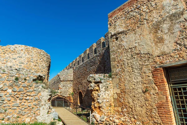 Fortezza Interna Del Castello Medievale Alanya Sulla Costa Mediterranea Della — Foto Stock