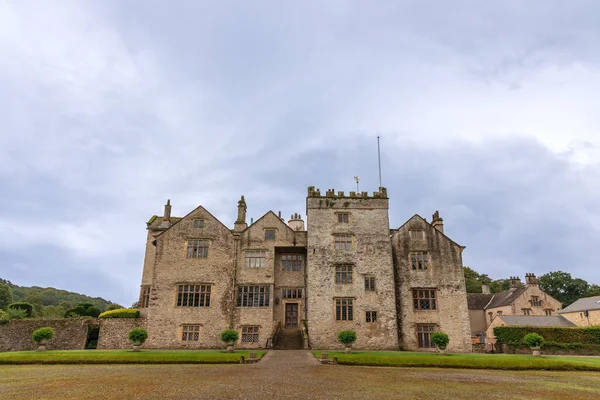 Cumbria Inglaterra Julio 2021 Levens Hall Una Casa Señorial Del —  Fotos de Stock