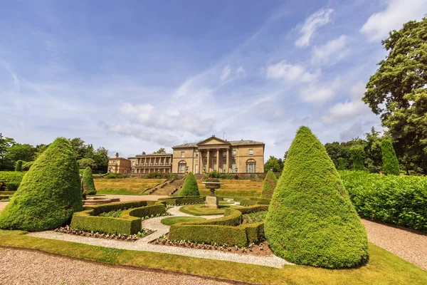 Parque Jardim Parterre Histórico Tatton Park English Stately Home Cheshire — Fotografia de Stock