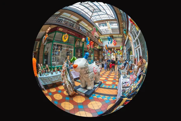 Huddersfield September 2011 Stunning Victorian Byram Arcade Shopping Business Hub — Stock Photo, Image
