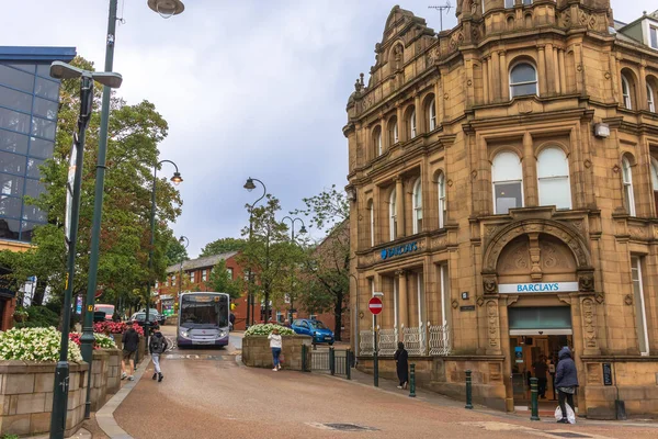 Oldham England September 2022 Gatuscen Den Historiska Staden Oldham Tidigare — Stockfoto