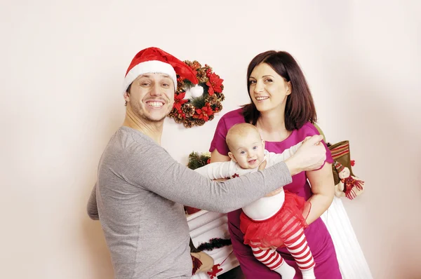 Happy Christmas family — Stock Photo, Image